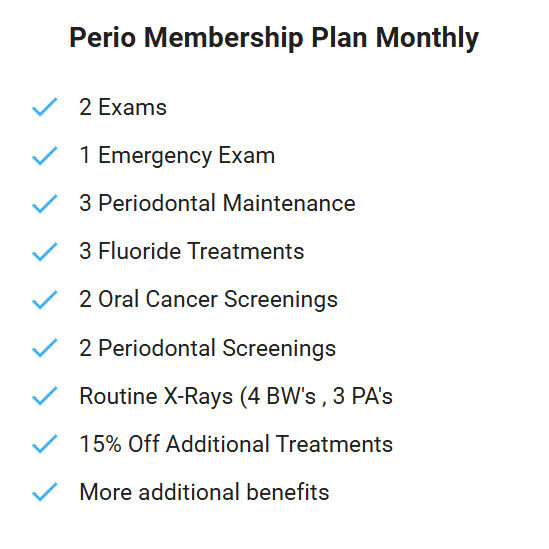 seattle perio dental membership plan no insurance dental plan